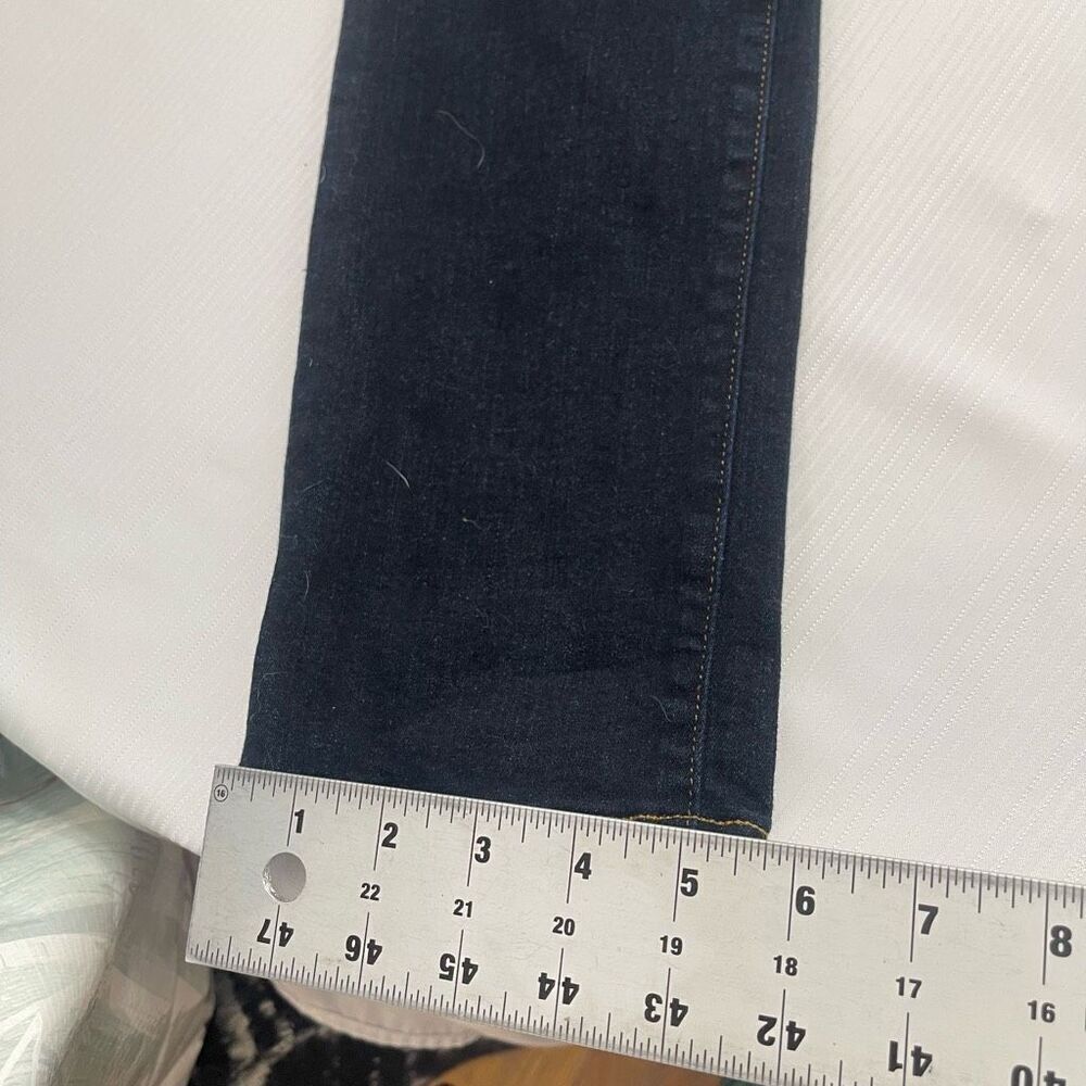 J Brand Mid Rise Rail Eminence Skinny Denim Jeans Size 28 View 5